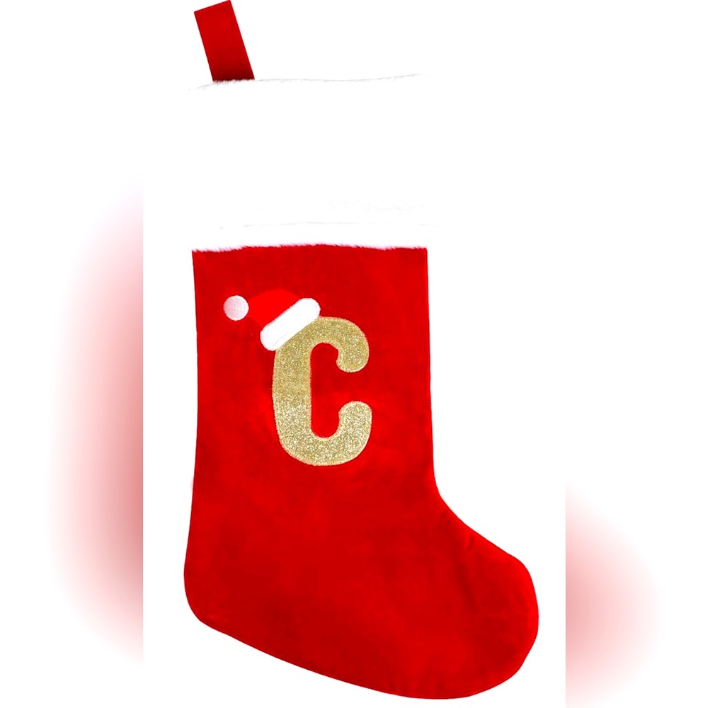 DERAYEE Monogrammed Christmas Stocking